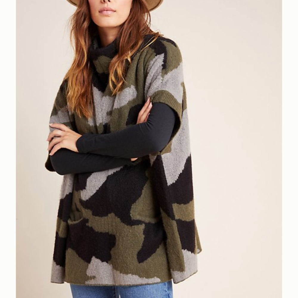 Oversized Anthro Poncho!